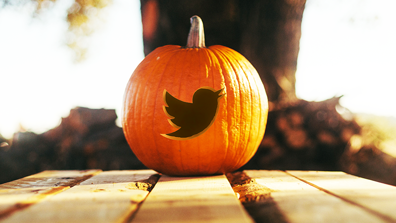 October 2018 in tweets - Twitter pumpkin 800x450px